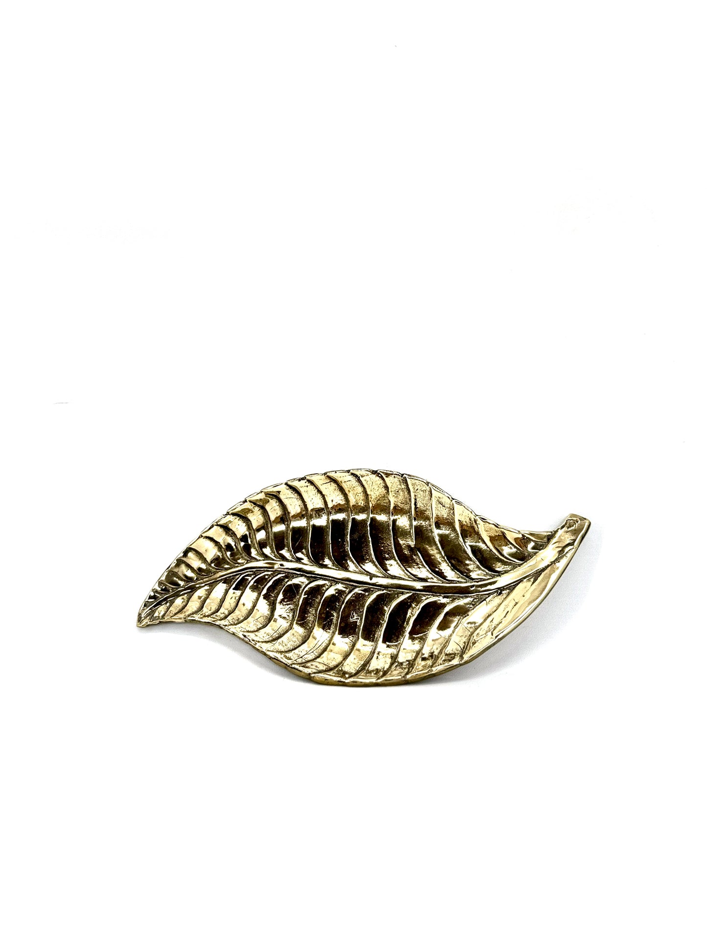 Banyan Leaf Brass Tray