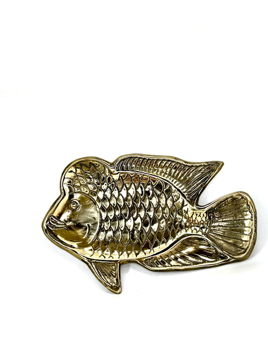 Flowerhorn Fish Brass Tray