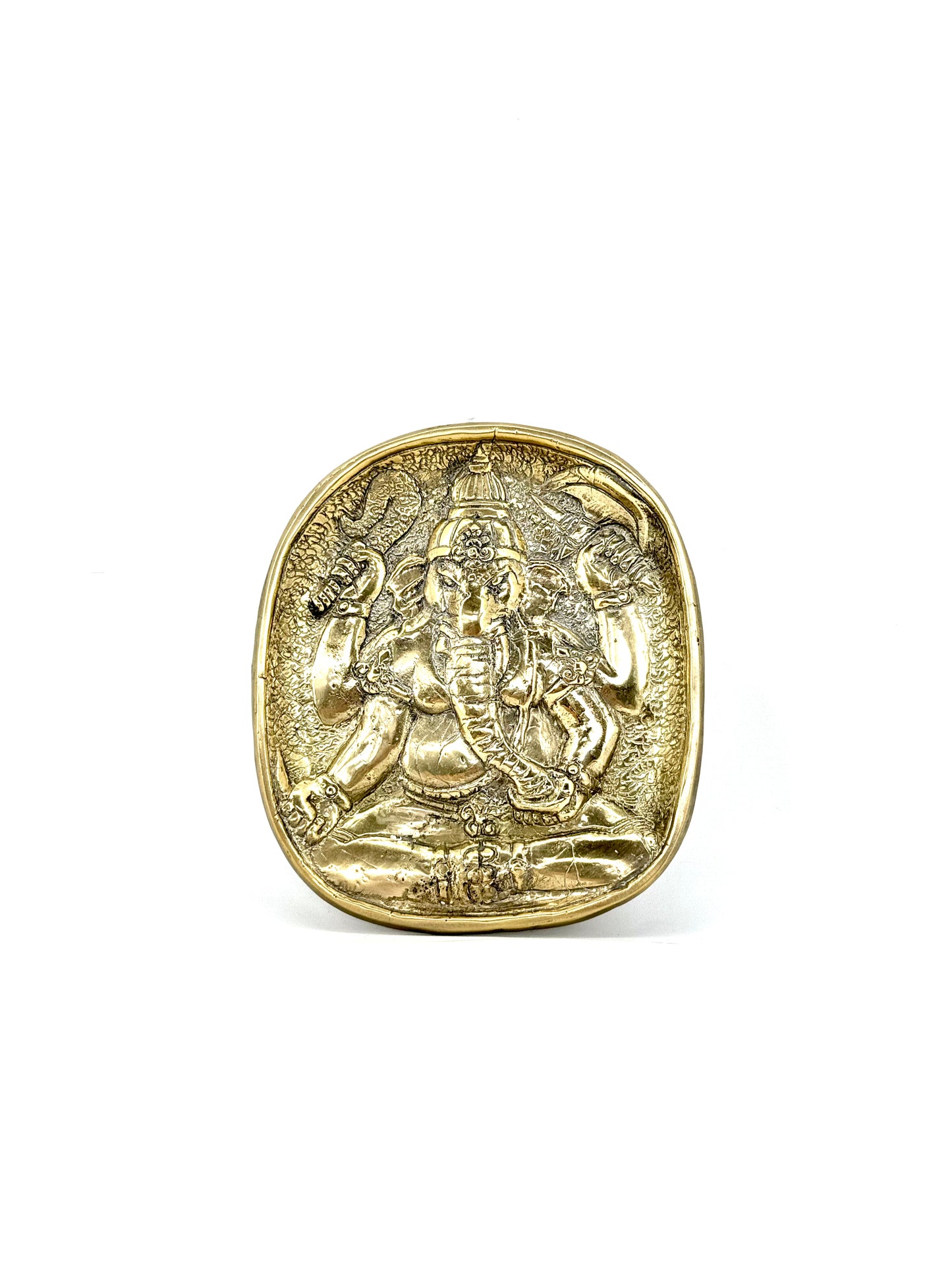 Ganesh Brass Tray
