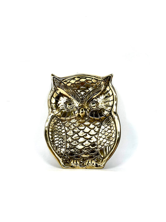 Owl Brass Tray