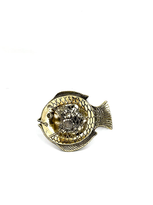 Pufferfish Brass Tray