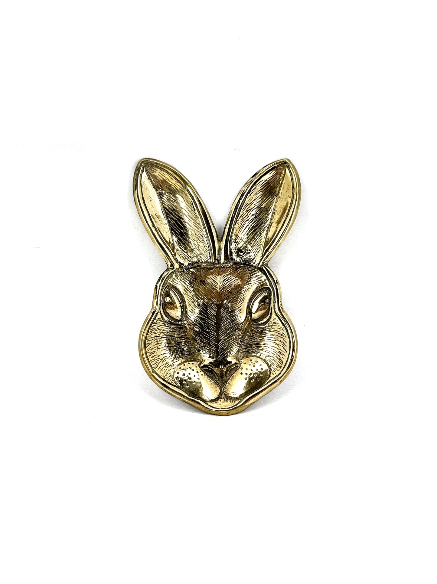 Rabbit head brass tray