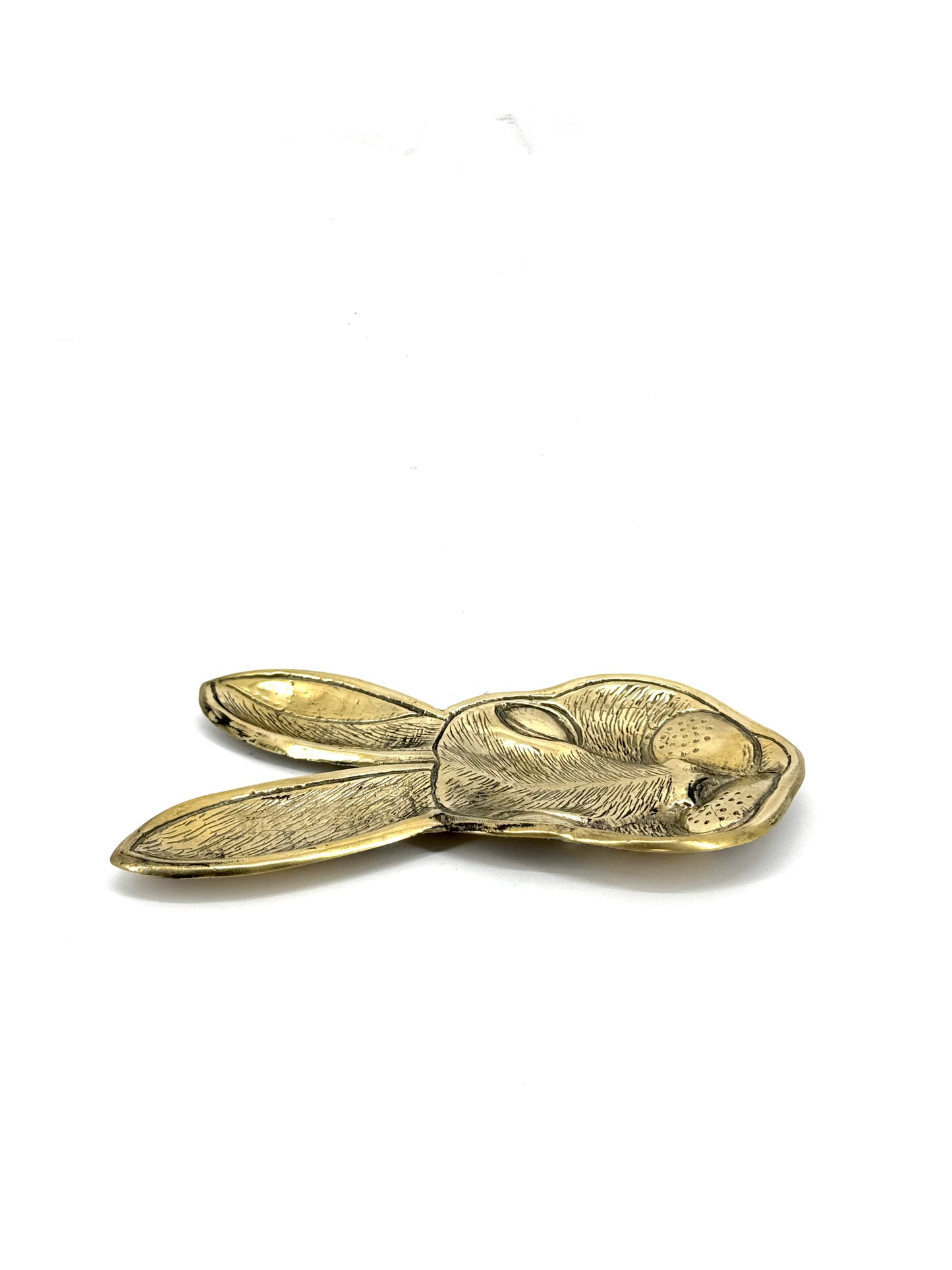 Rabbit head brass tray
