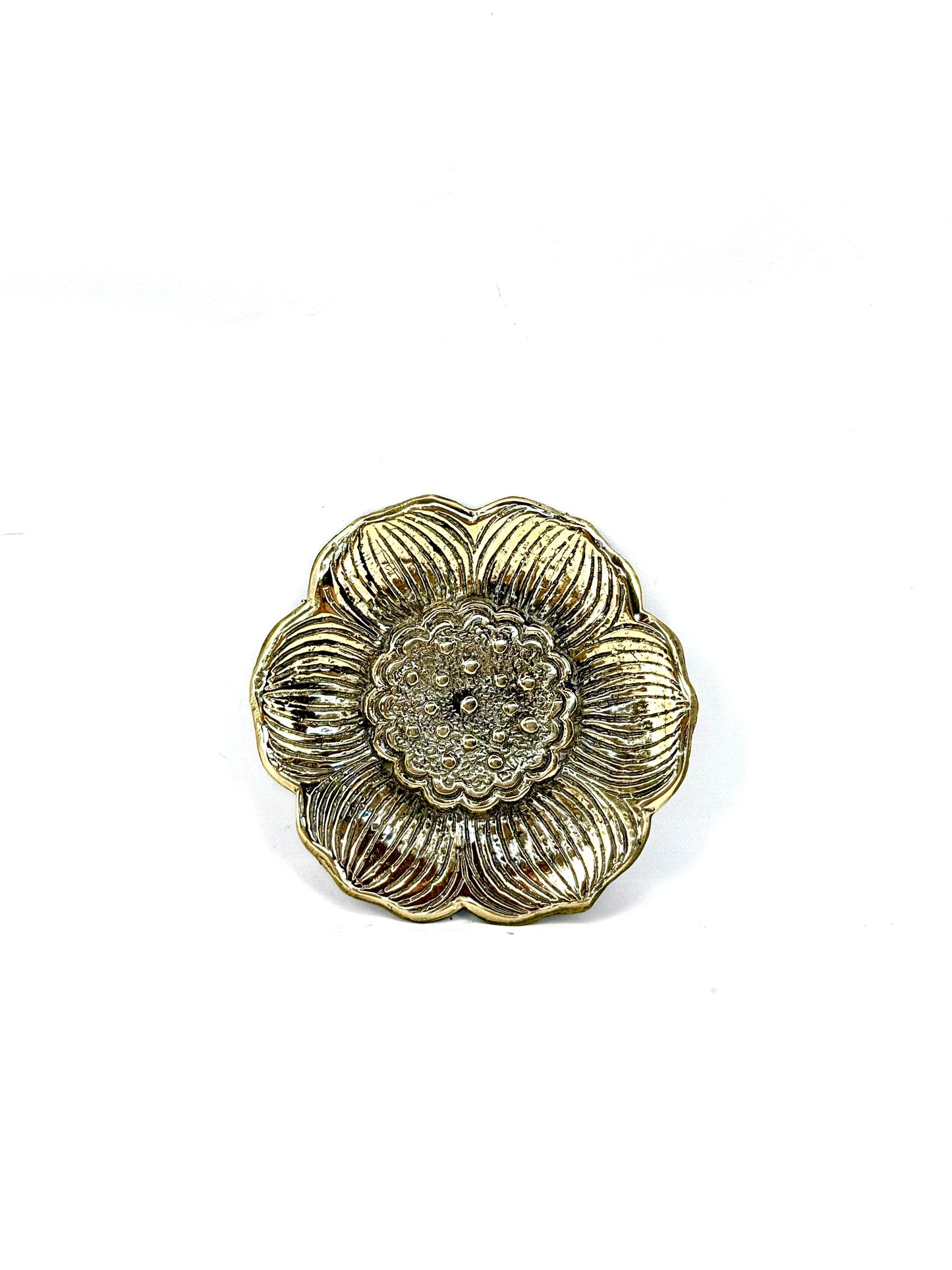 Sunflower Brass Tray